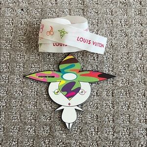 Louis Vuitton Murakami ribbon and tag